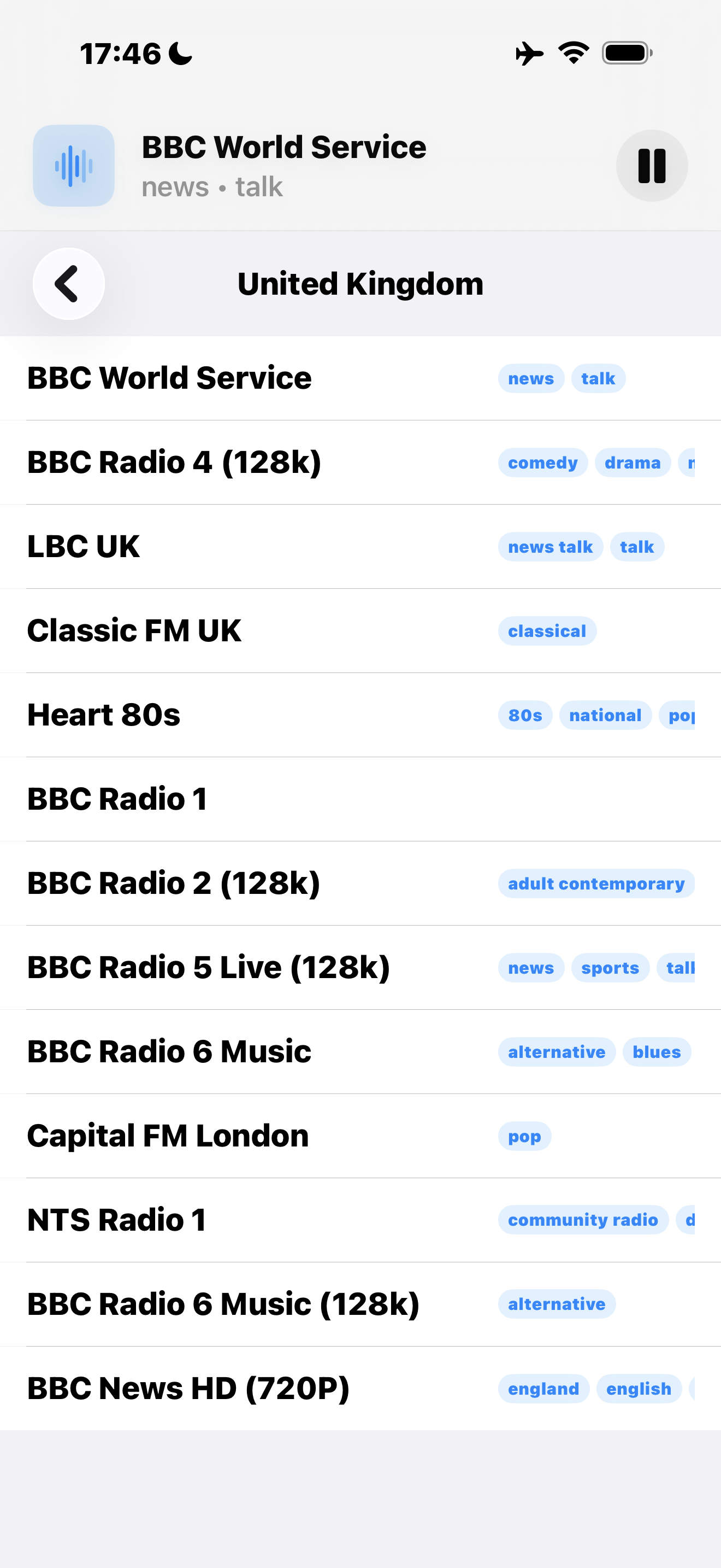 World Radio Screenshot 3